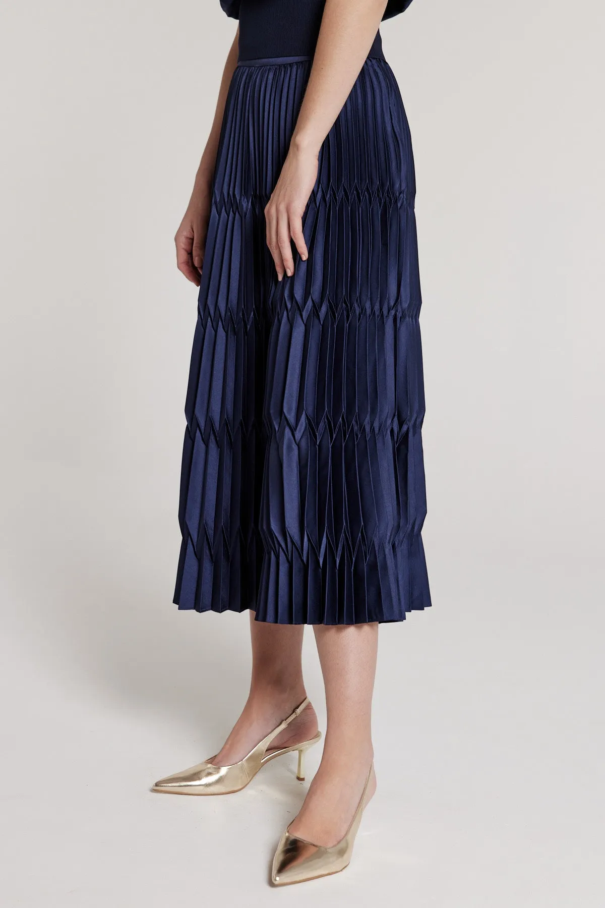 Sonya Skirt - Navy sold by Perri Cutten product image thumbnail 2