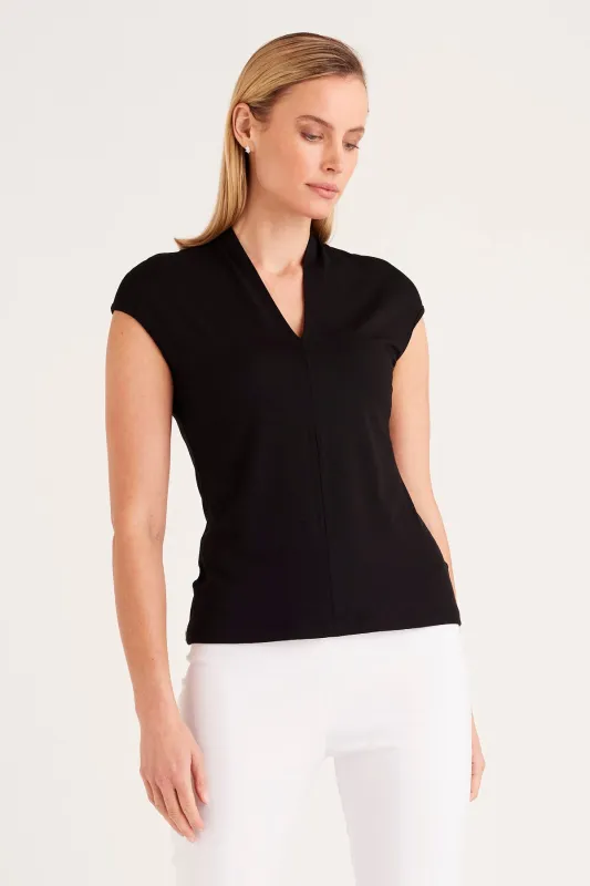 Emmy Jersey Top - Black sold by Perri Cutten