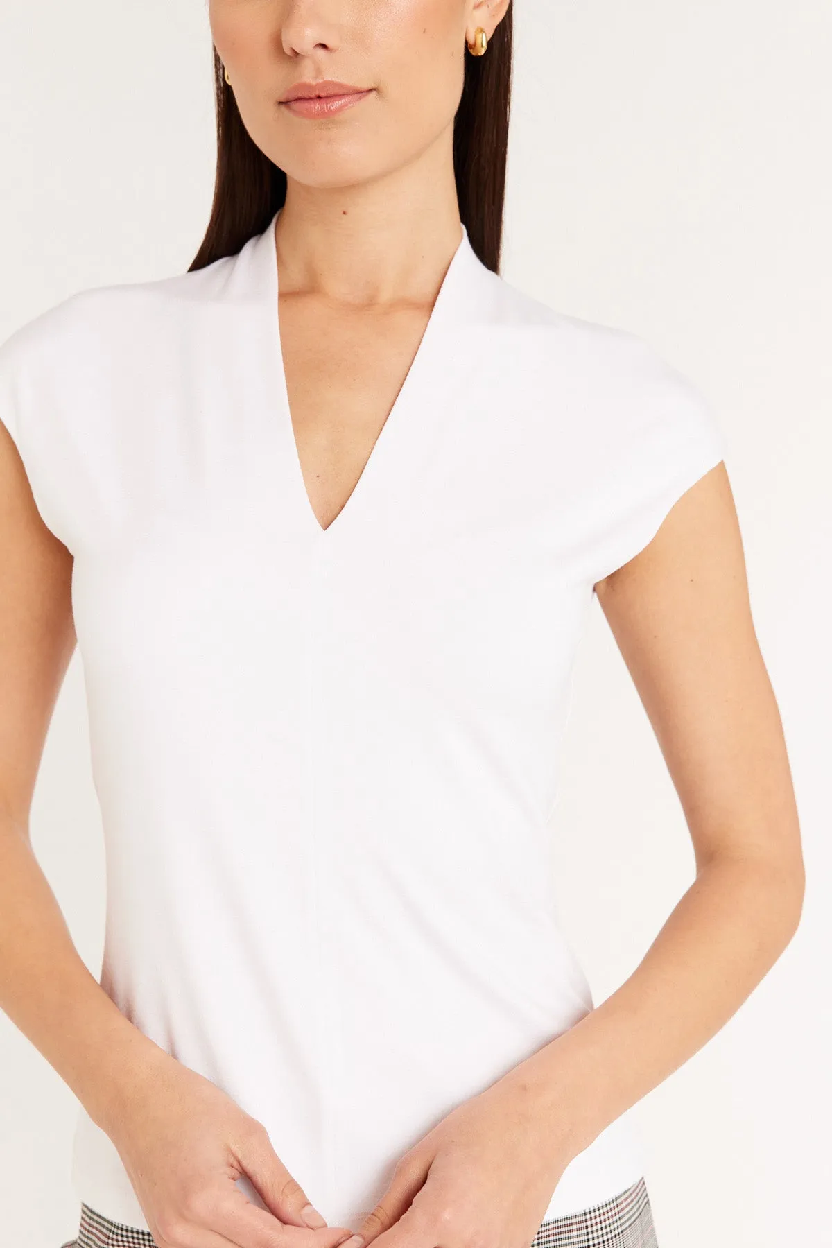 Emmy Jersey Top - White sold by Perri Cutten product image thumbnail 2