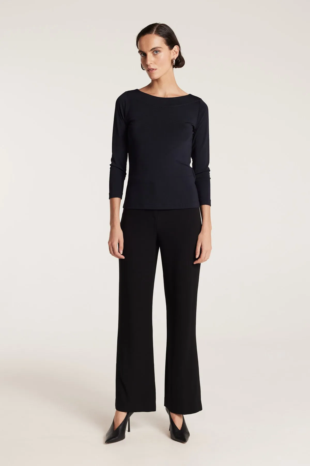 Fluid Milano Top - Navy sold by Perri Cutten