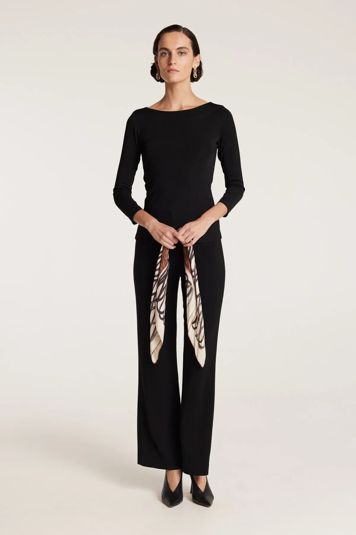 Fluid Milano Top - Black sold by Perri Cutten