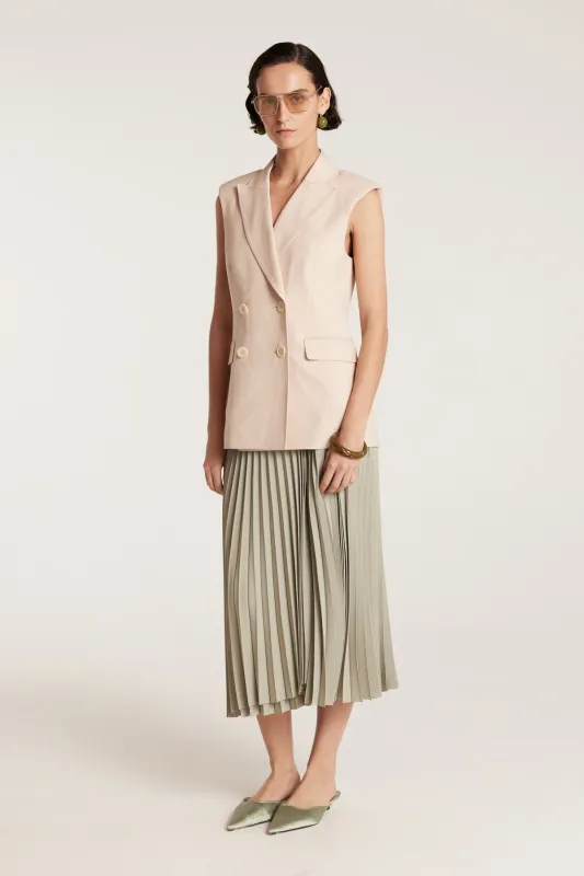 Sleeveless Jacket - Neutral sold by Perri Cutten