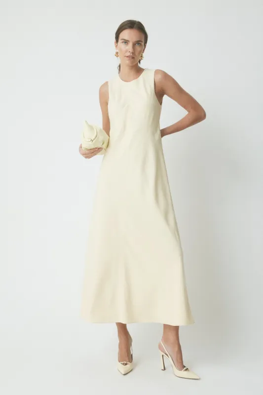 Ivy Maxi Dress - Ecru made by Perri Cutten