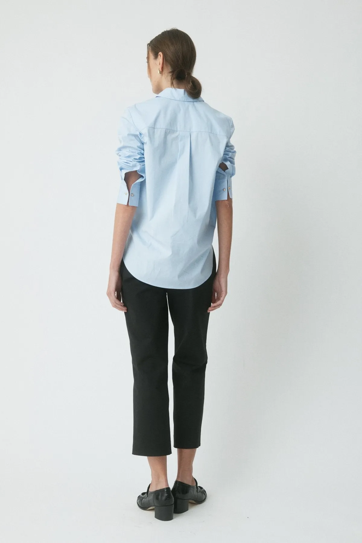 Classic Cotton Shirt - Soft Blue sold by Perri Cutten product image thumbnail 4