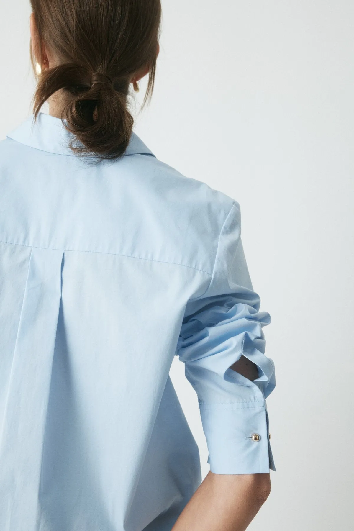 Classic Cotton Shirt - Soft Blue sold by Perri Cutten product image thumbnail 2