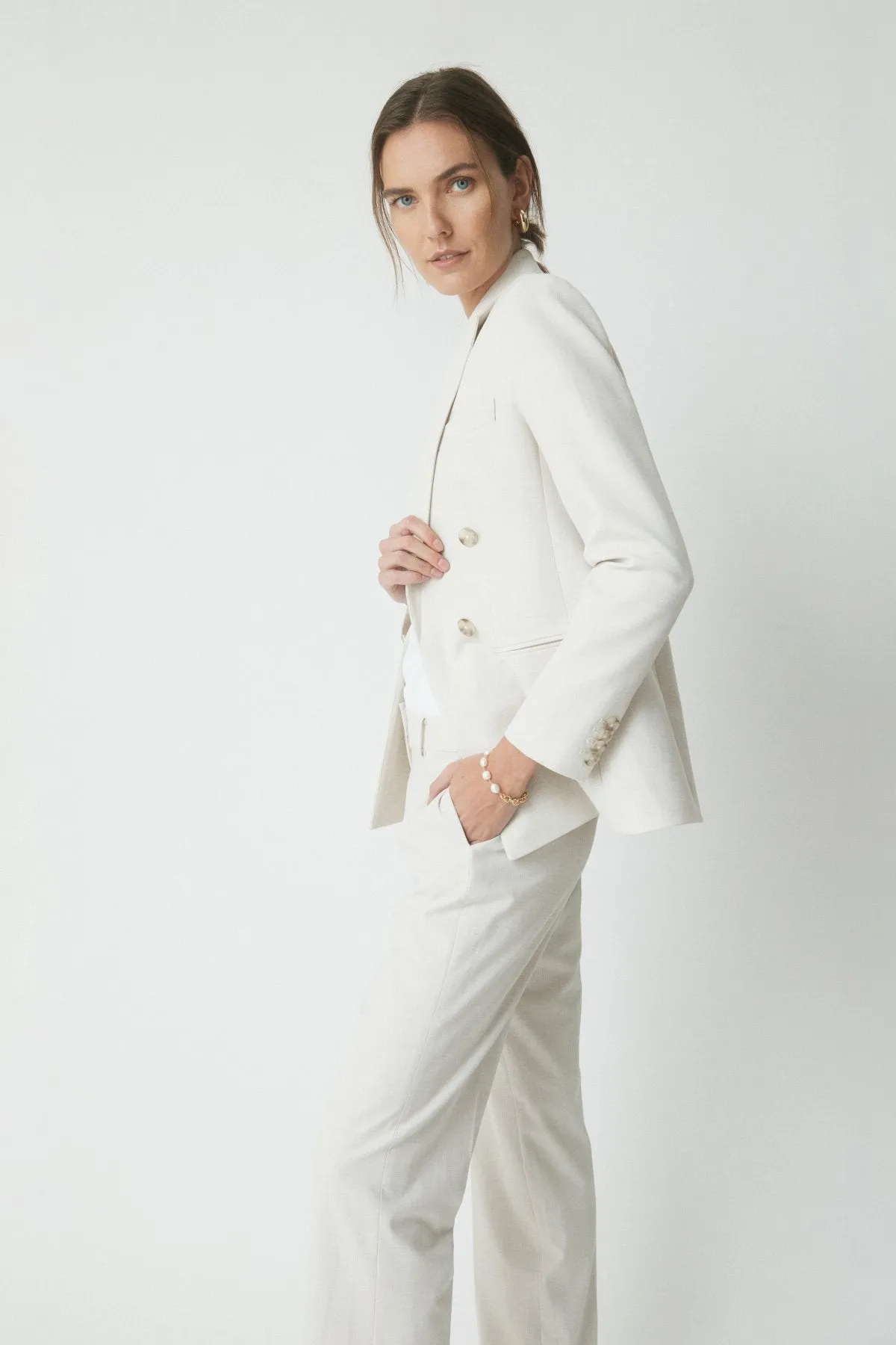 Alex Suit Pant - Ecru sold by Perri Cutten product image thumbnail 2