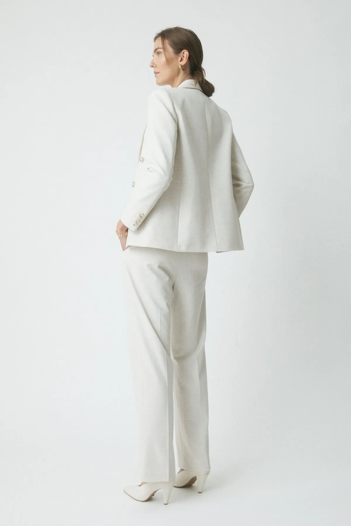 Alex Suit Pant - Ecru sold by Perri Cutten product image thumbnail 4