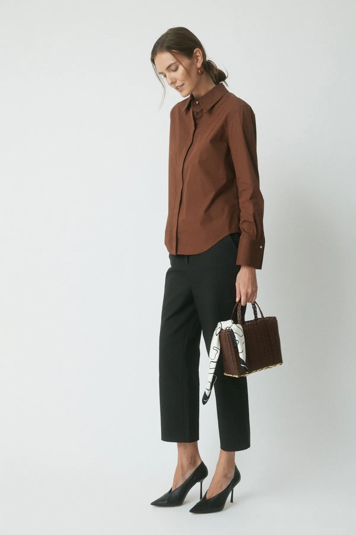Classic Cotton Shirt - Cognac sold by Perri Cutten product image thumbnail 3
