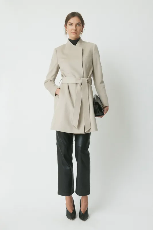 Christian Wool Coat - Eggshell made by Perri Cutten