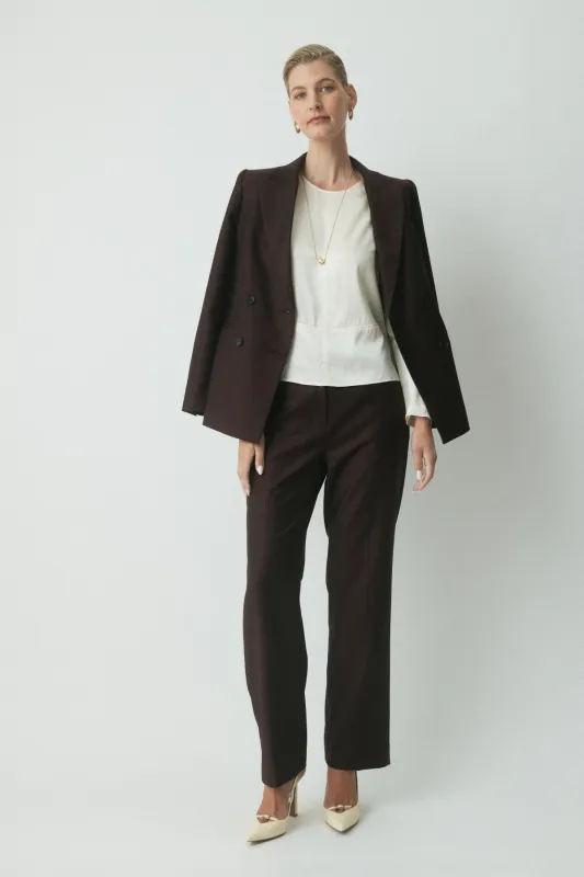 Marlow Silk Top - Cream made by Perri Cutten