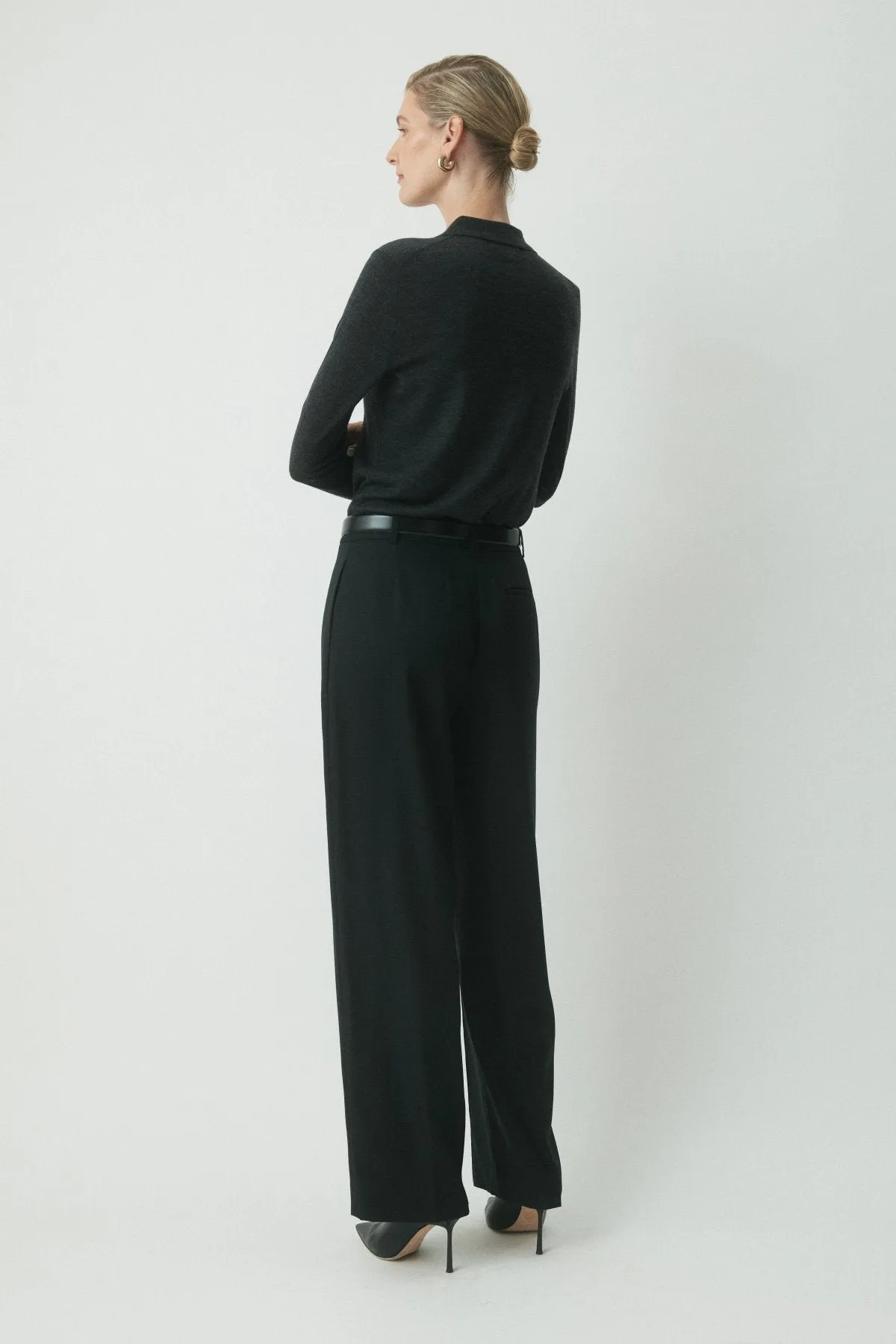 Nolan Wool Pant - Black sold by Perri Cutten product image thumbnail 4