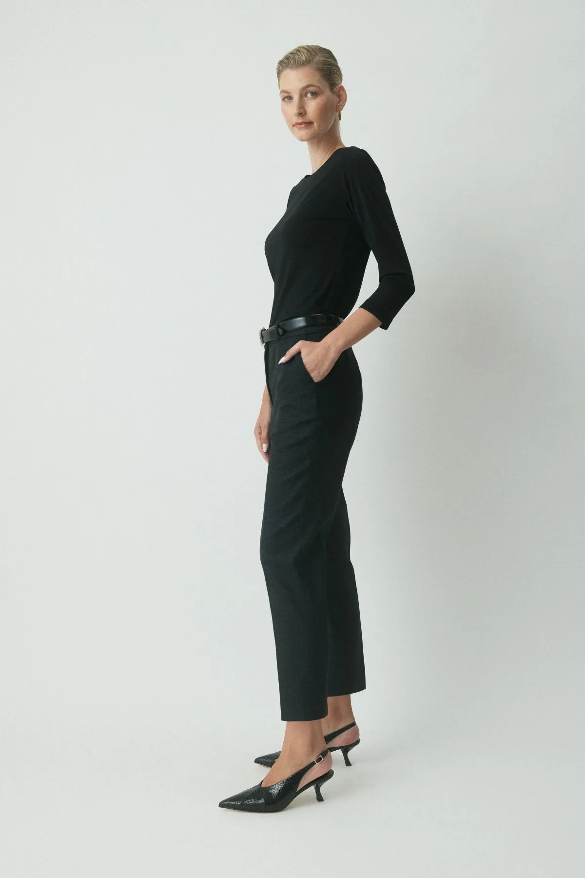 Milano Classic Top - Black sold by Perri Cutten product image thumbnail 3