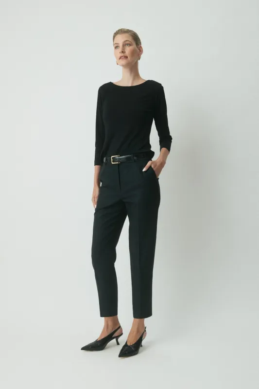 Milano Classic Top - Black made by Perri Cutten