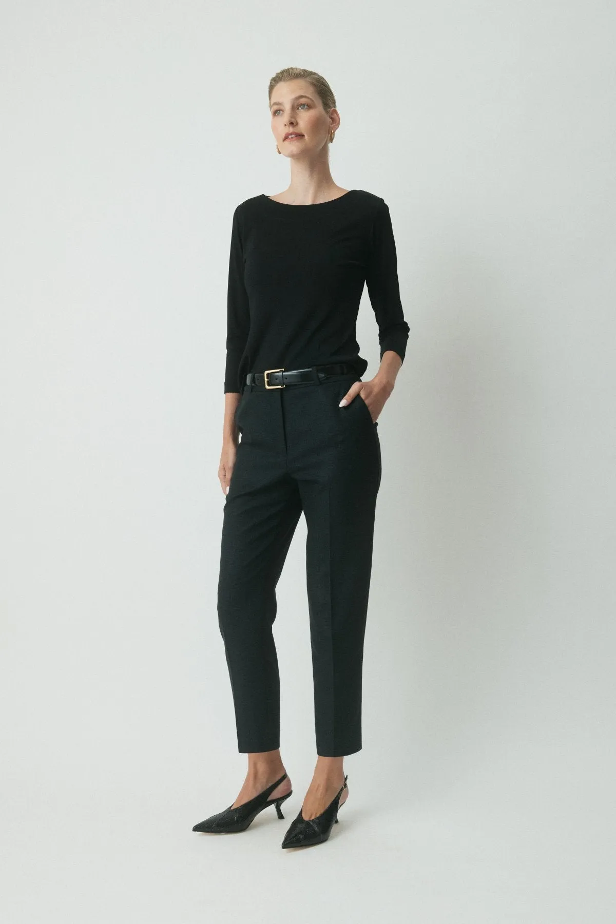 Milano Classic Top - Black sold by Perri Cutten