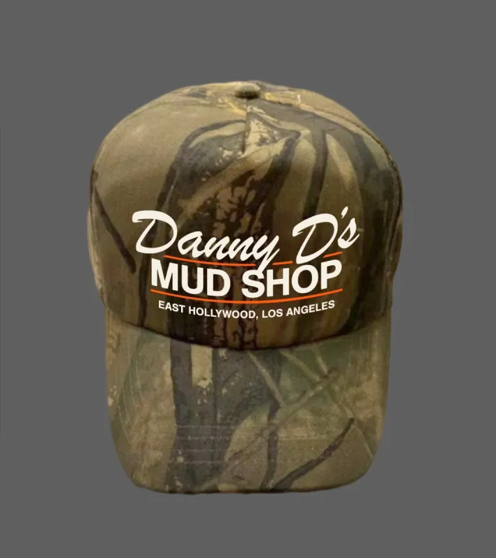 Mud Shop Camo Hat sold by Danny D’s Mud Shop