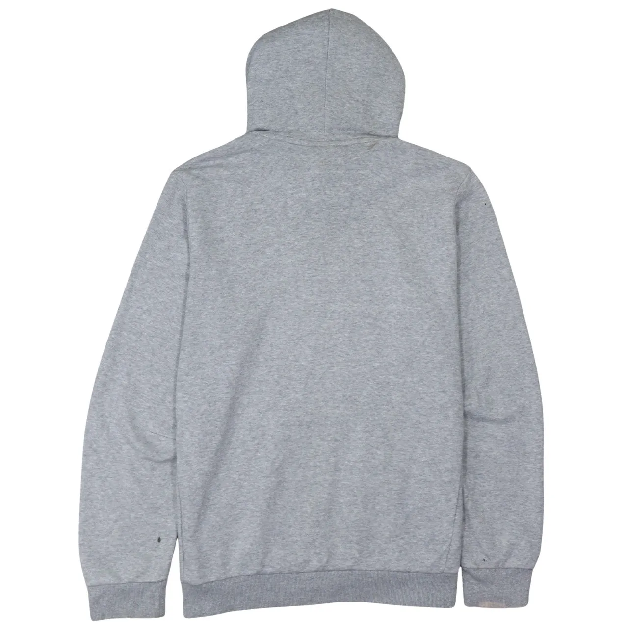 Adidas Grey Hoodie Women’s Large Printed Logo Drawstring Hood Front Pocket Sweatshirt sold by Vintage Club product image thumbnail 2