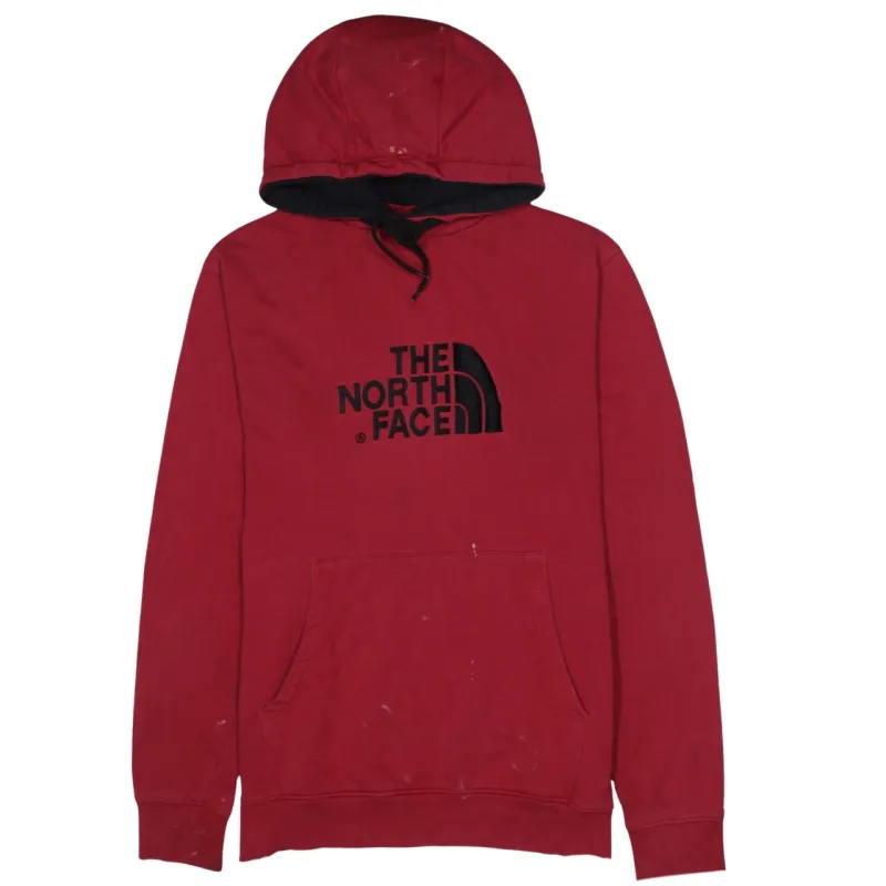 The North Face Burgundy Red Hoodie Men's XLarge Embroidered Logo Front Pocket Pullover Sweatshirt made by The North Face