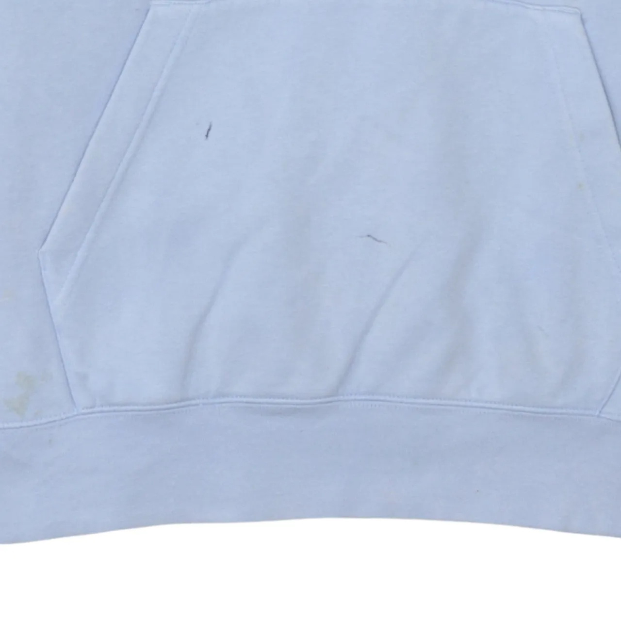 Nike Light Blue Hoodie Men's Medium Embroidered Swoosh Drawstring Front Pocket Pullover Sweatshirt sold by Vintage Club product image thumbnail 4