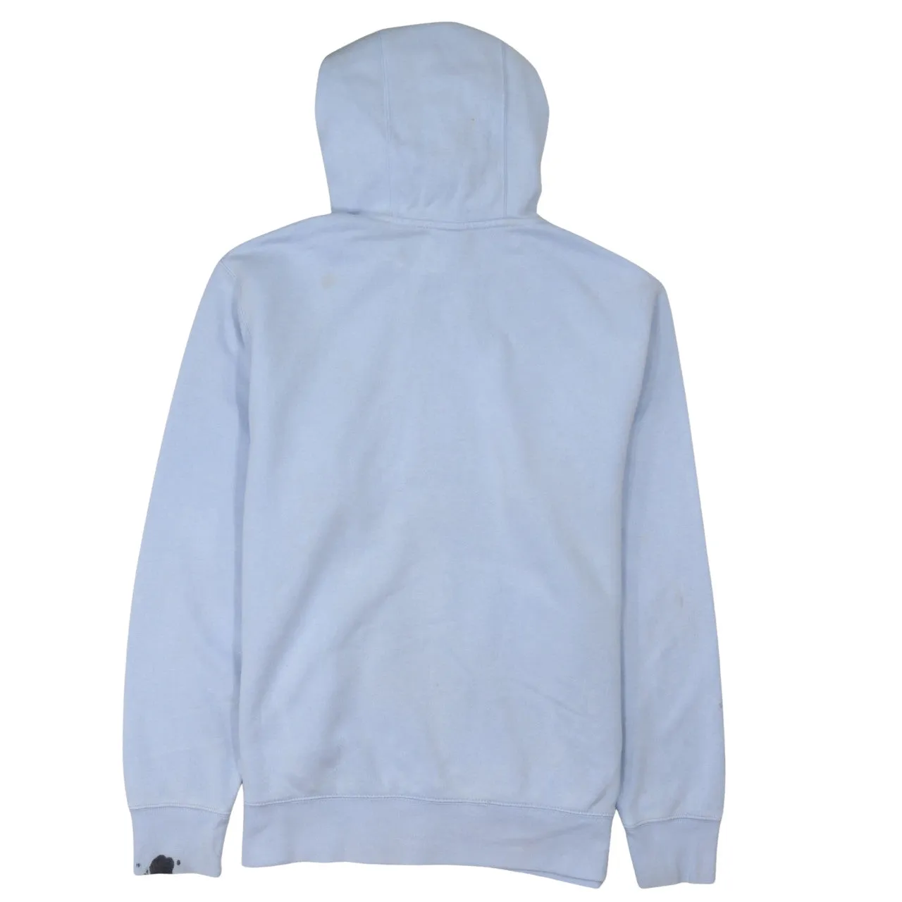 Nike Light Blue Hoodie Men's Medium Embroidered Swoosh Drawstring Front Pocket Pullover Sweatshirt sold by Vintage Club product image thumbnail 2