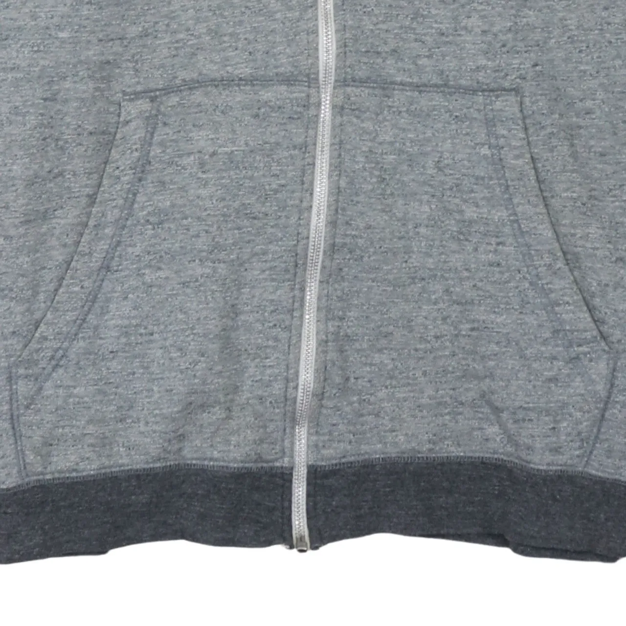 Nike Grey Full Zip Hoodie Men’s XLarge Embroidered Chest Logo Split Pockets Sweatshirt sold by Vintage Club product image thumbnail 4