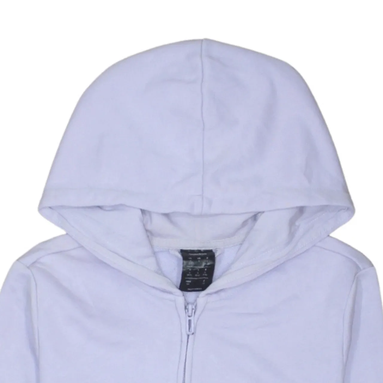 Adidas Lilac Zip Hoodie Women’s Small Printed Sleeve Logo Pockets Casual Sweatshirt sold by Vintage Club product image thumbnail 3