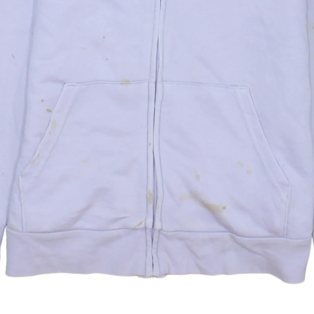 Adidas Lilac Zip Hoodie Women’s Small Printed Sleeve Logo Pockets Casual Sweatshirt sold by Vintage Club product image thumbnail 4