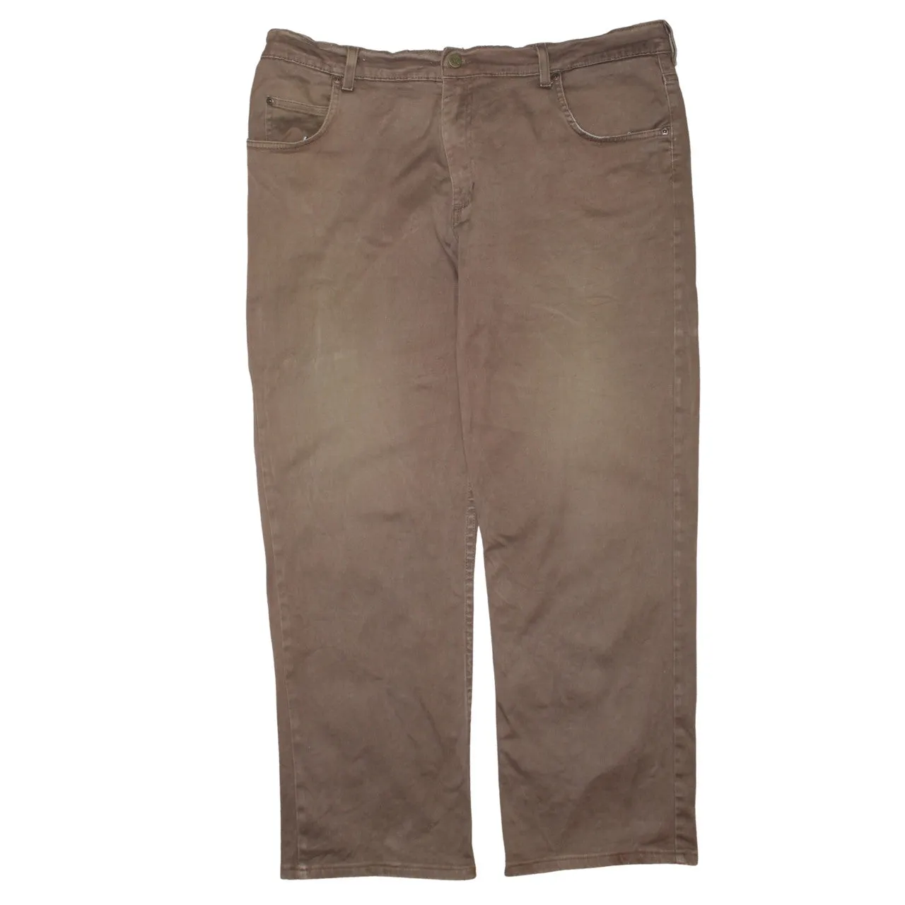 Lee Tan Brown Trousers Men's W40 Casual Five Pocket Straight Leg Pants sold by Vintage Club product image thumbnail 2