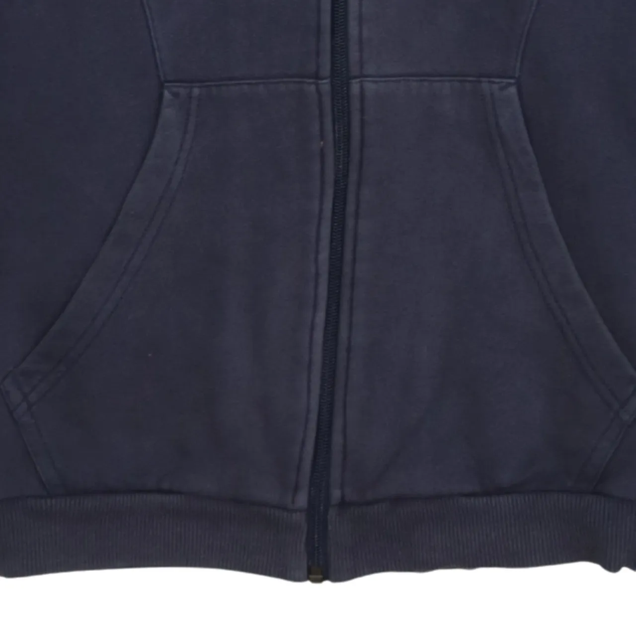 Puma Navy Blue Hoodie Women’s XXLarge Full Zip Printed Logo Contrast Panels Sweatshirt sold by Vintage Club product image thumbnail 4