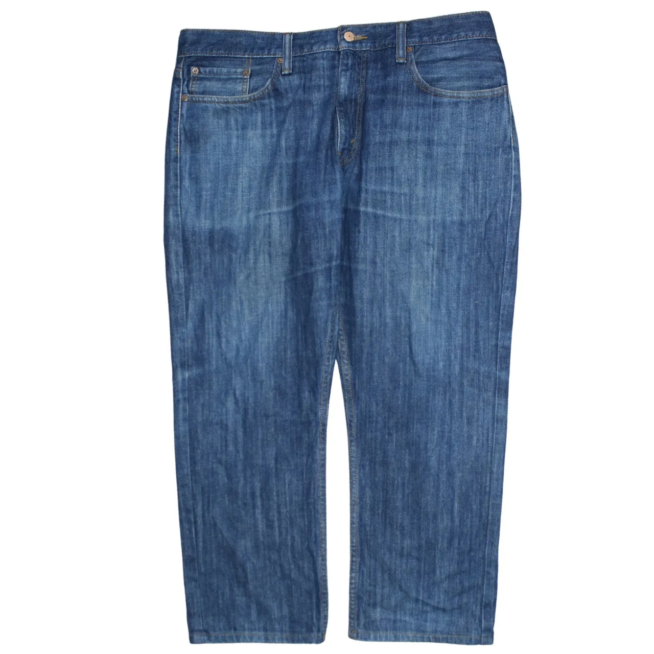 Levi Strauss &Co Blue Denim Jeans Men's 38 Straight Leg Five Pocket Button Fly Trousers sold by Vintage Club product image thumbnail 2