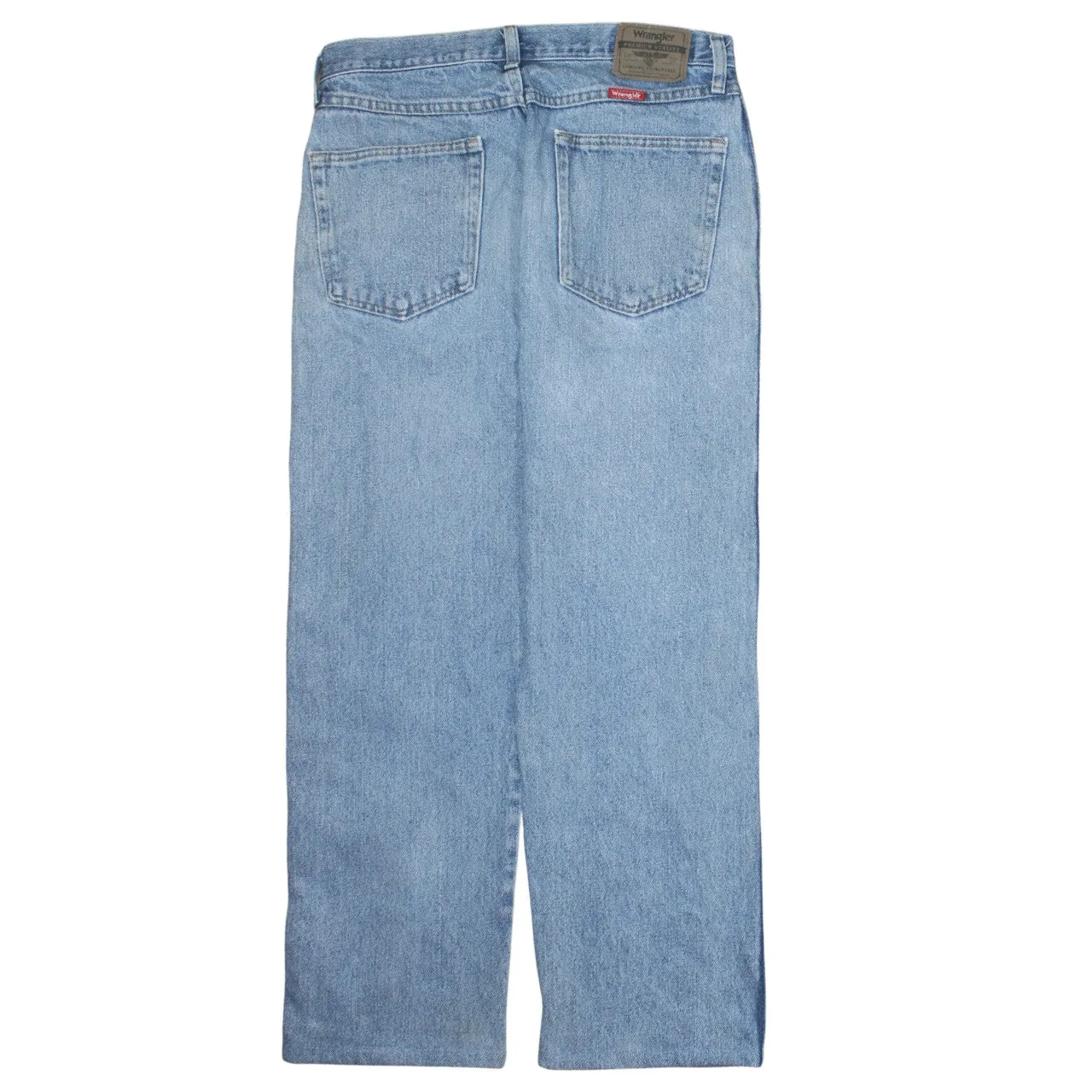 Wrangler Light Blue Jeans Men's 33 Straight Leg Five Pocket Denim Trousers sold by Vintage Club