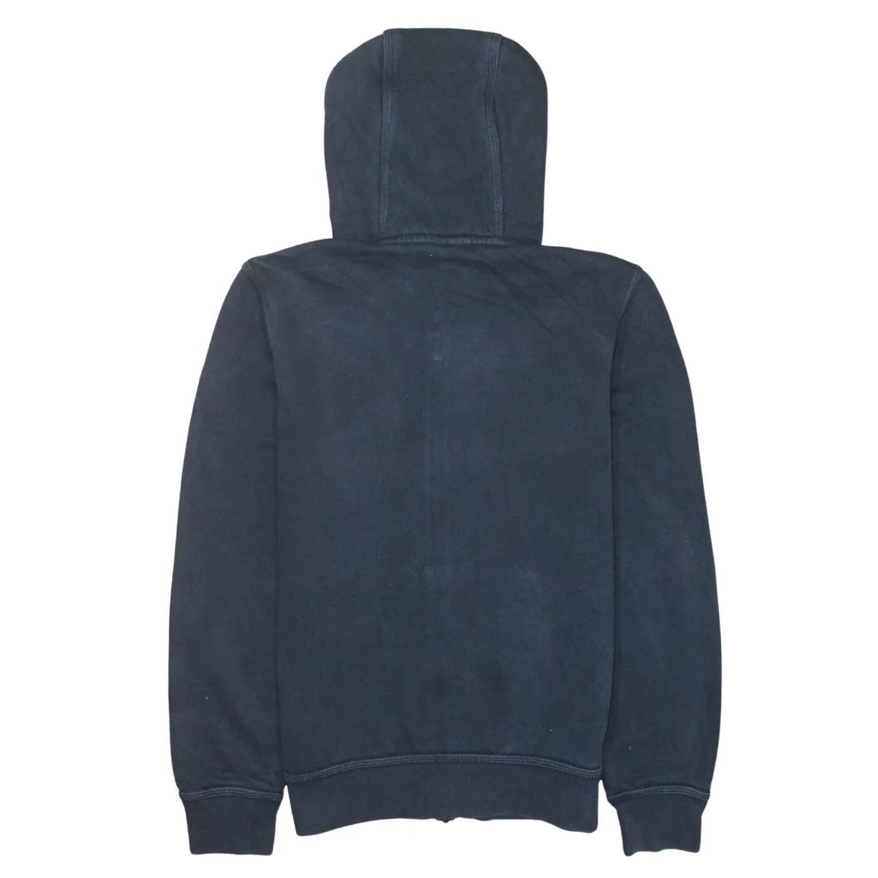 Nike Black Full Zip Hoodie Men's Small Embroidered Swoosh Drawstring Hood Pouch Pocket Sweatshirt sold by Vintage Club product image thumbnail 2