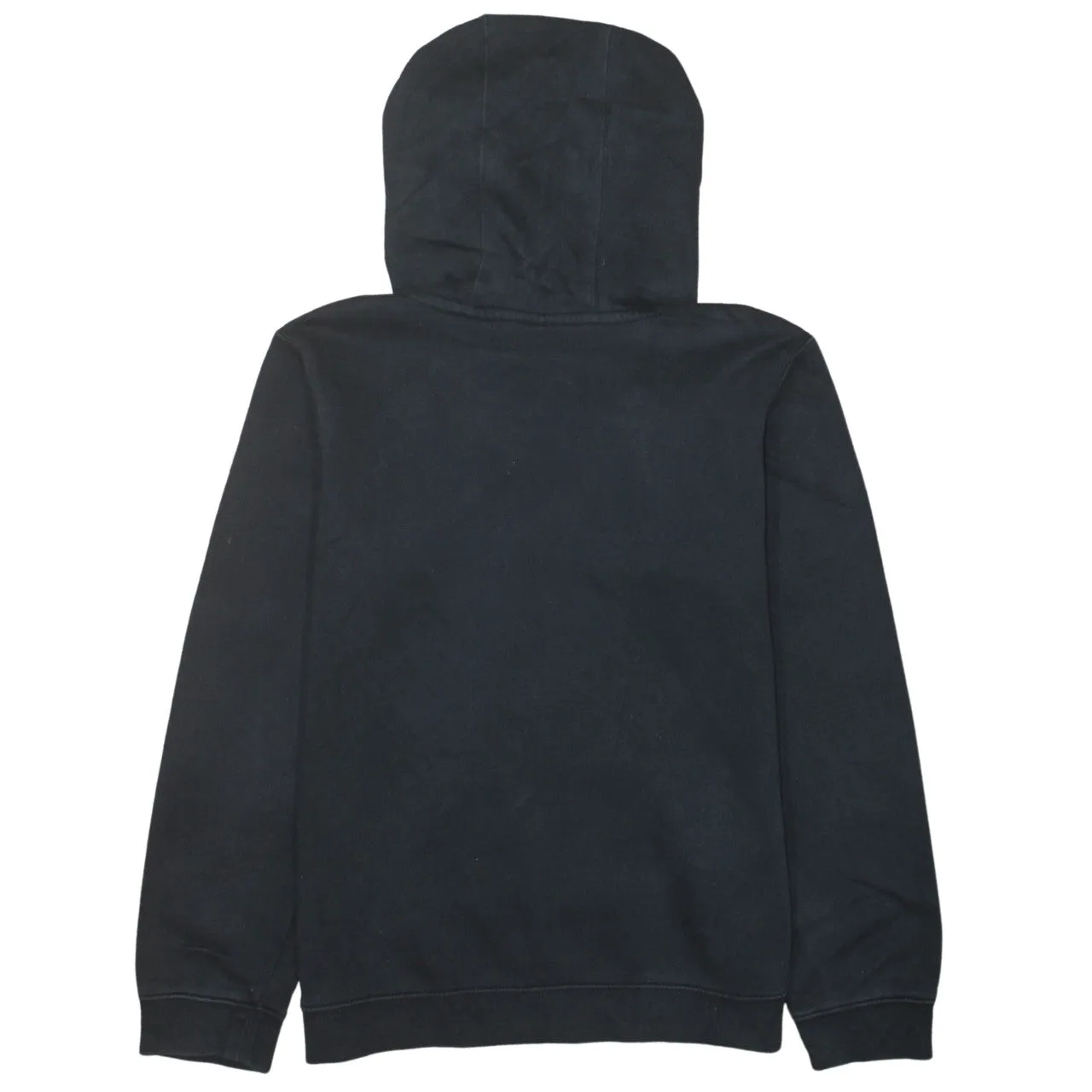 Nike Black Hoodie Women’s XLarge Multi Logo Printed Front Pouch Pocket Pullover Sweatshirt sold by Vintage Club product image thumbnail 2