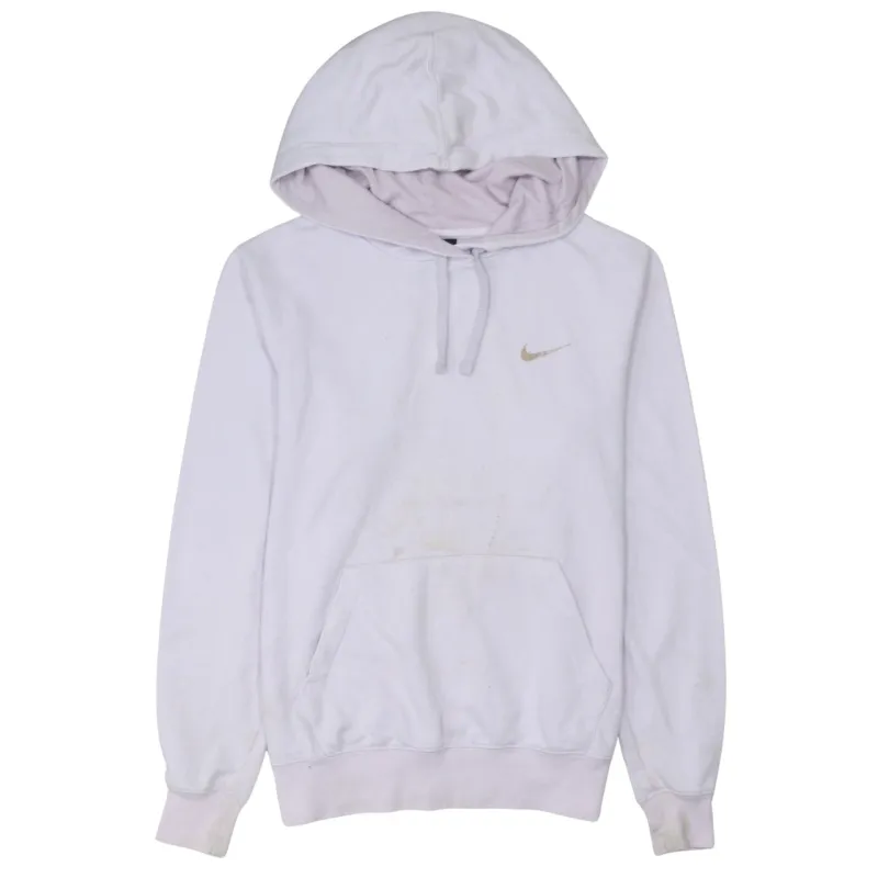 Nike Light Pink Hoodie Men's XSmall Embroidered Swoosh Drawstring Hood Front Pocket Sweatshirt made by Nike
