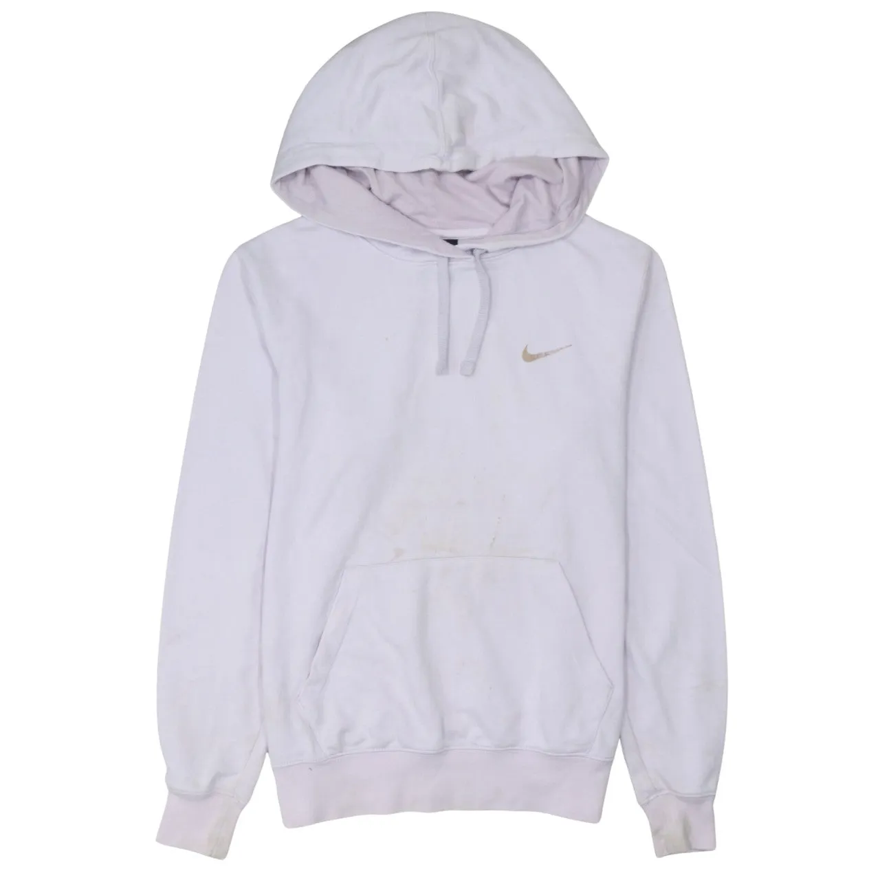 Nike Light Pink Hoodie Men's XSmall Embroidered Swoosh Drawstring Hood Front Pocket Sweatshirt sold by Vintage Club