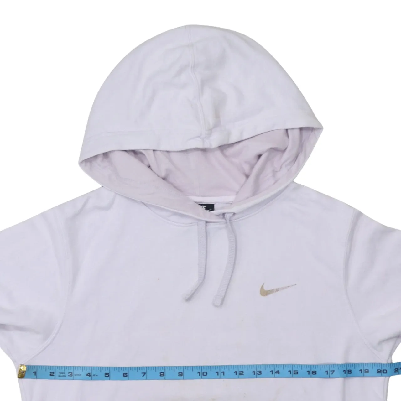Nike Light Pink Hoodie Men's XSmall Embroidered Swoosh Drawstring Hood Front Pocket Sweatshirt sold by Vintage Club product image thumbnail 5