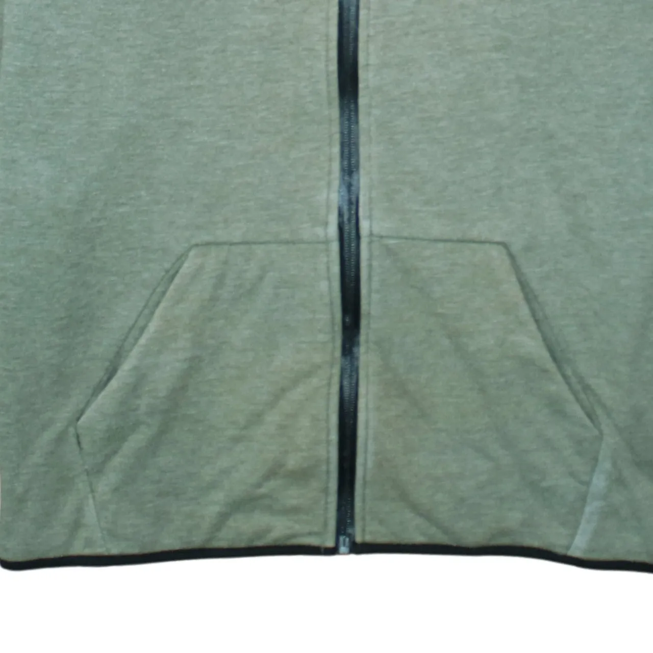 Ellesse Green Full Zip Hoodie Men's Large Embroidered Chest Logo Split Pockets Casual Top sold by Vintage Club product image thumbnail 4