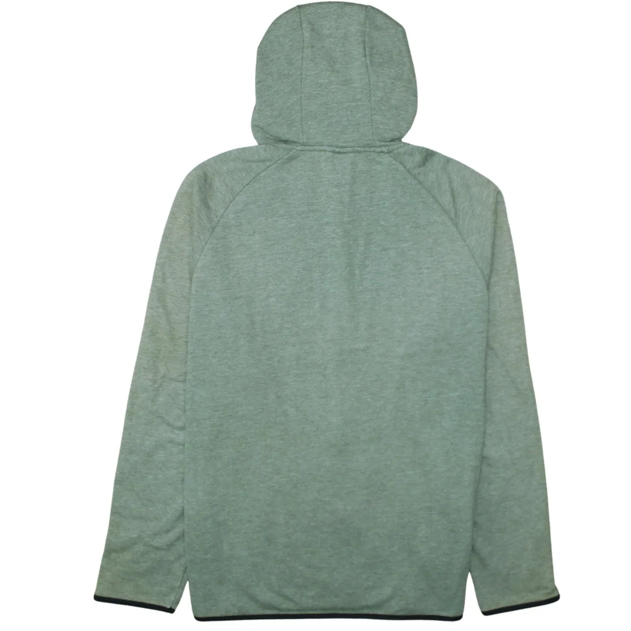 Ellesse Green Full Zip Hoodie Men's Large Embroidered Chest Logo Split Pockets Casual Top sold by Vintage Club product image thumbnail 2