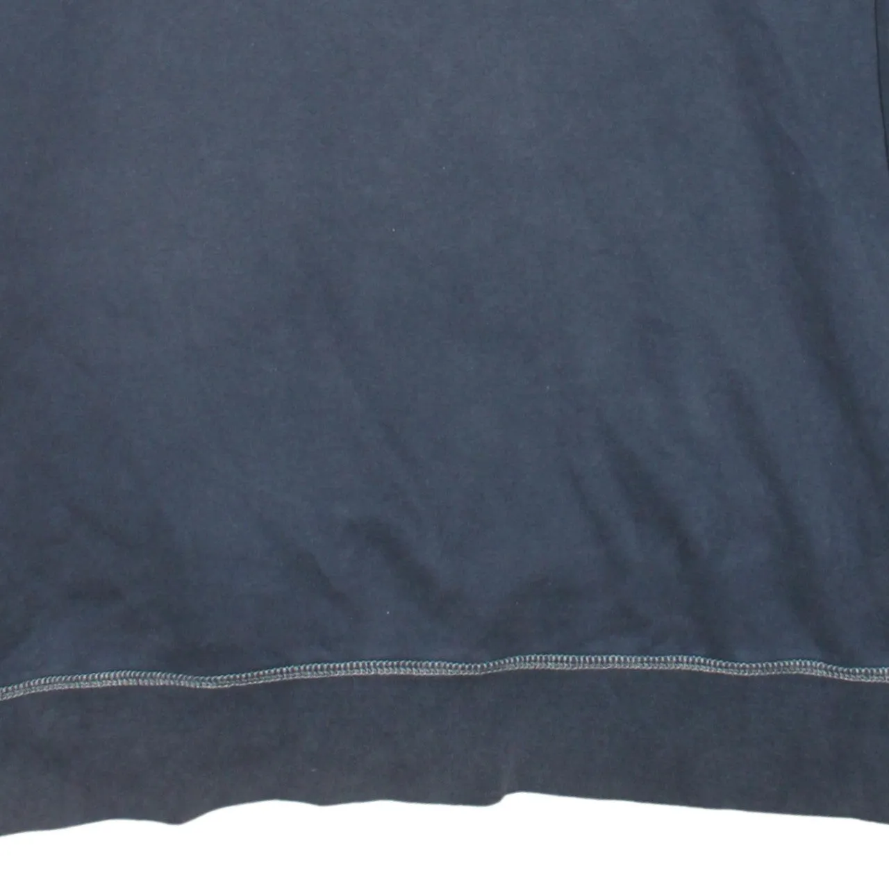 Napapijri Navy Blue Hoodie Men's Large Printed Logo Drawstring Hood Pullover Sweatshirt sold by Vintage Club product image thumbnail 4