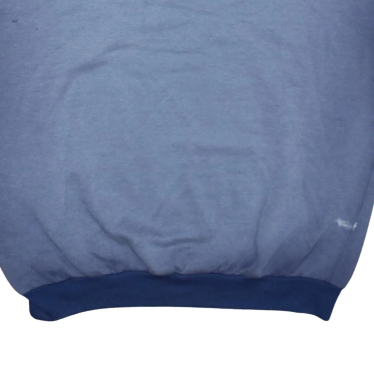 Adidas Navy Blue Sweatshirt Men's Medium Trefoil Printed Logo Colour Block Pullover Jumper sold by Vintage Club product image thumbnail 4