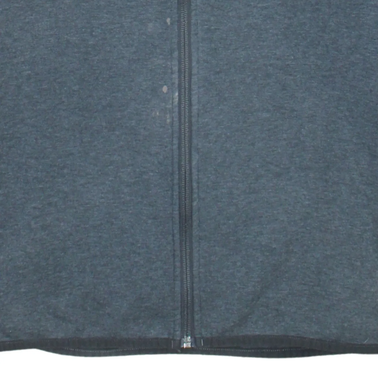 Adidas Dark Grey Full Zip Hoodie Men's Large Printed Logo Three Stripe Sleeves Sweatshirt sold by Vintage Club product image thumbnail 4