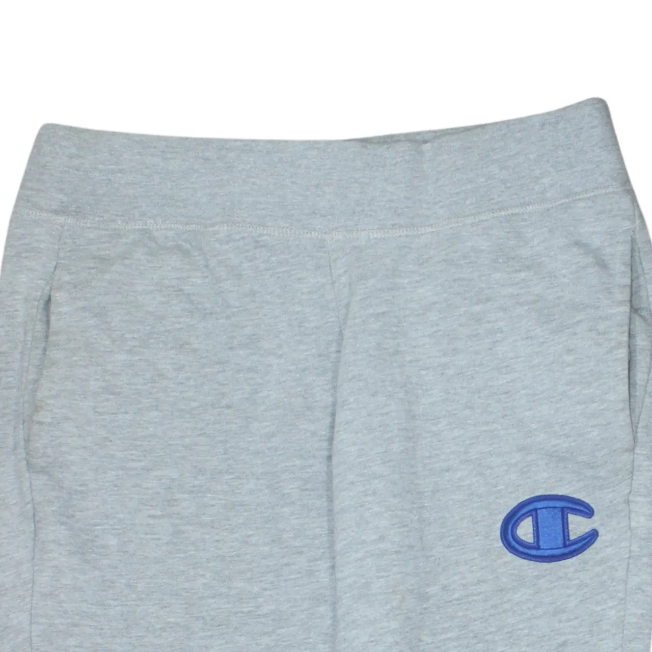 Champion Light Grey Joggers Men’s Medium Embroidered C Logo Elastic Waist Cuffed Sweatpants sold by Vintage Club product image thumbnail 3