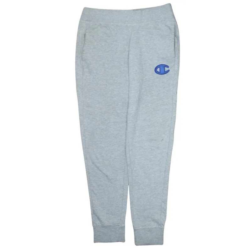 Champion Light Grey Joggers Men’s Medium Embroidered C Logo Elastic Waist Cuffed Sweatpants sold by Vintage Club