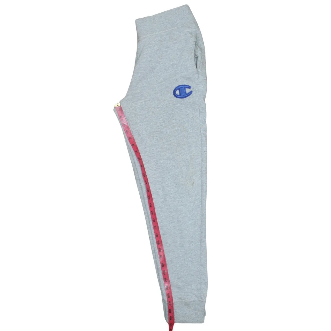 Champion Light Grey Joggers Men’s Medium Embroidered C Logo Elastic Waist Cuffed Sweatpants sold by Vintage Club product image thumbnail 5