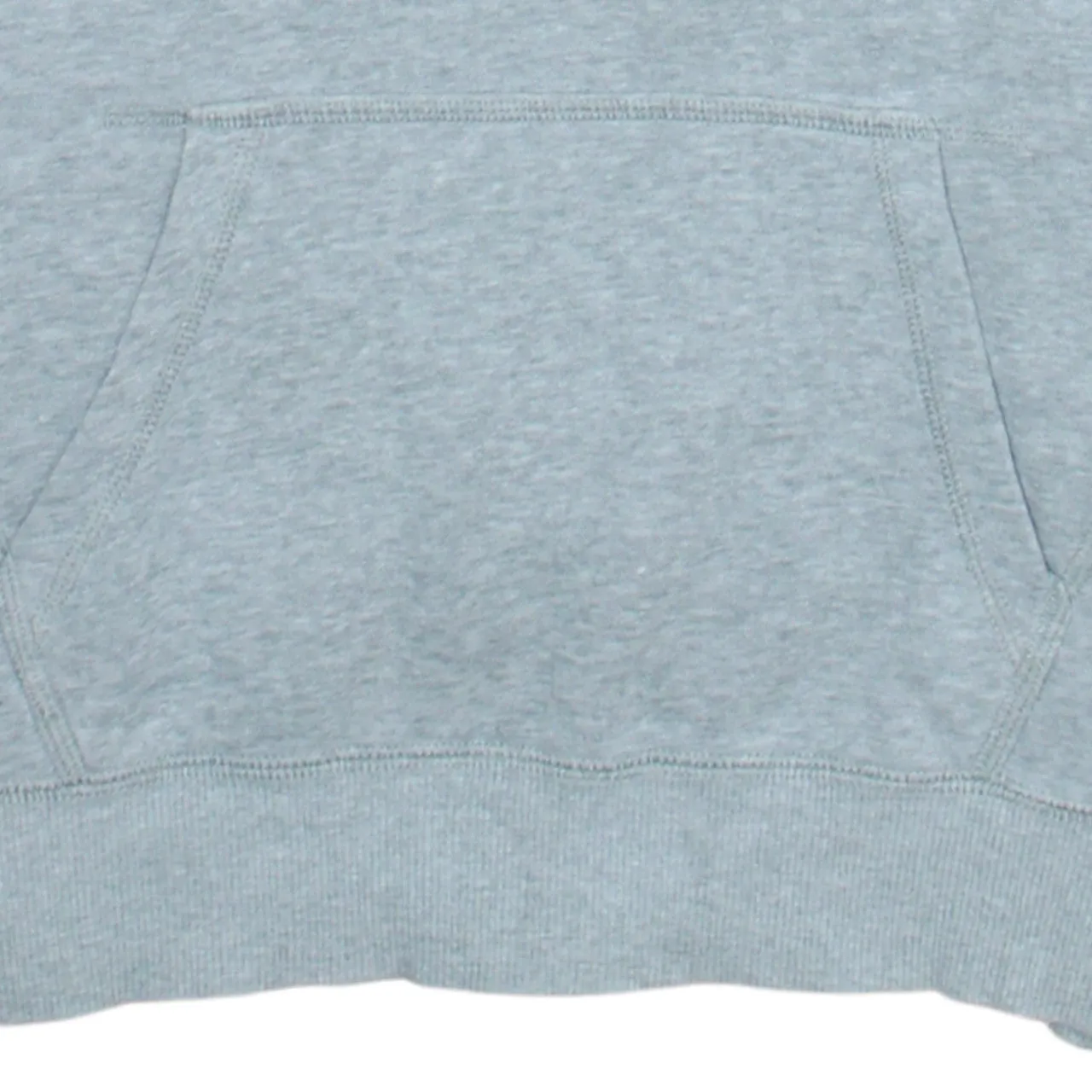 Nike Light Grey Hoodie Men's XLarge Embroidered Swoosh Front Pocket Pullover Sweatshirt sold by Vintage Club product image thumbnail 4