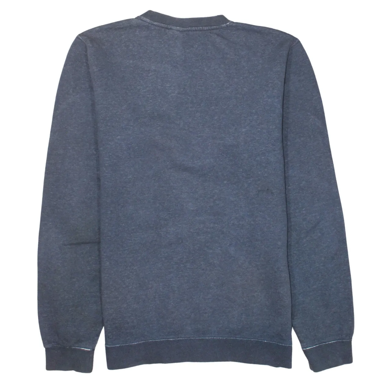 Nike Charcoal Grey Sweatshirt Men's Small Embroidered Swoosh Logo Crewneck Pullover Fleece Top sold by Vintage Club product image thumbnail 2