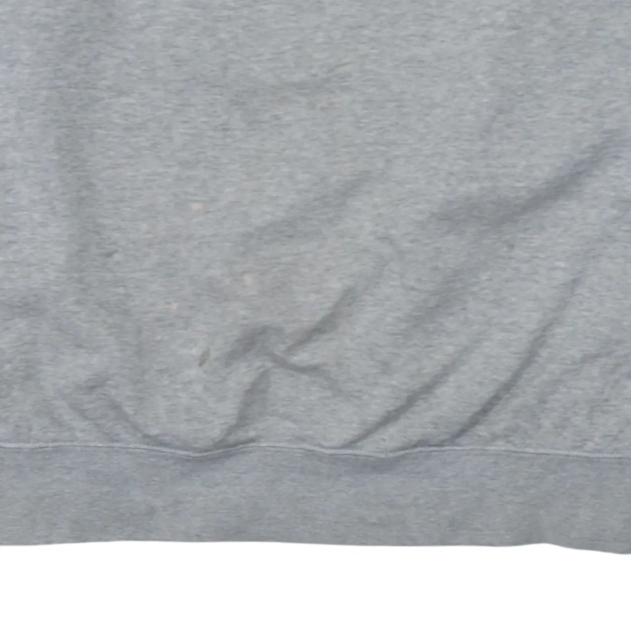 Nike Grey Sweatshirt Men's Large Printed Swoosh Logo Crewneck Pullover Fleece Top sold by Vintage Club product image thumbnail 4