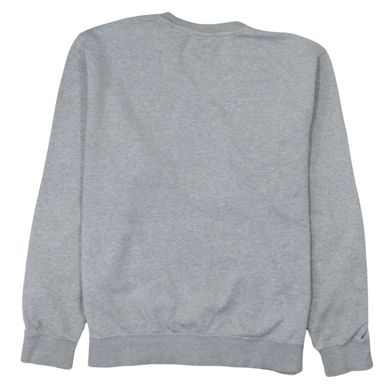 Nike Grey Sweatshirt Men's Large Printed Swoosh Logo Crewneck Pullover Fleece Top sold by Vintage Club product image thumbnail 2