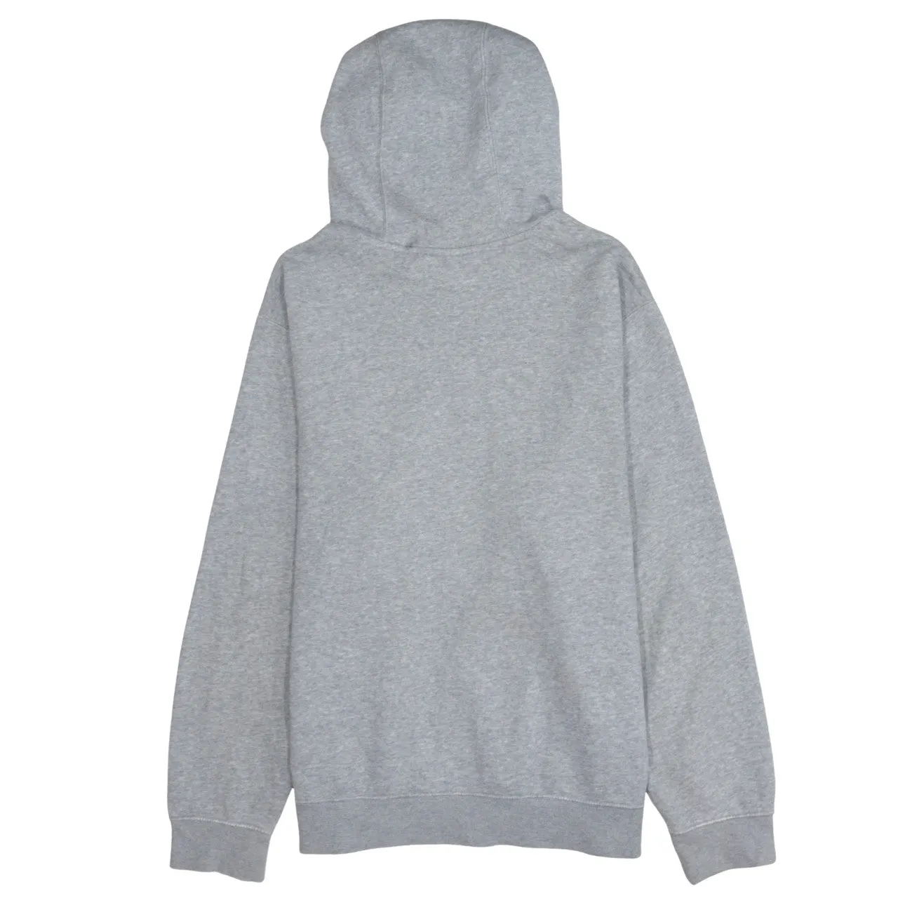 Nike Grey Hoodie Men's Small Embroidered Swoosh Logo Front Pocket Pullover Sweatshirt sold by Vintage Club product image thumbnail 2