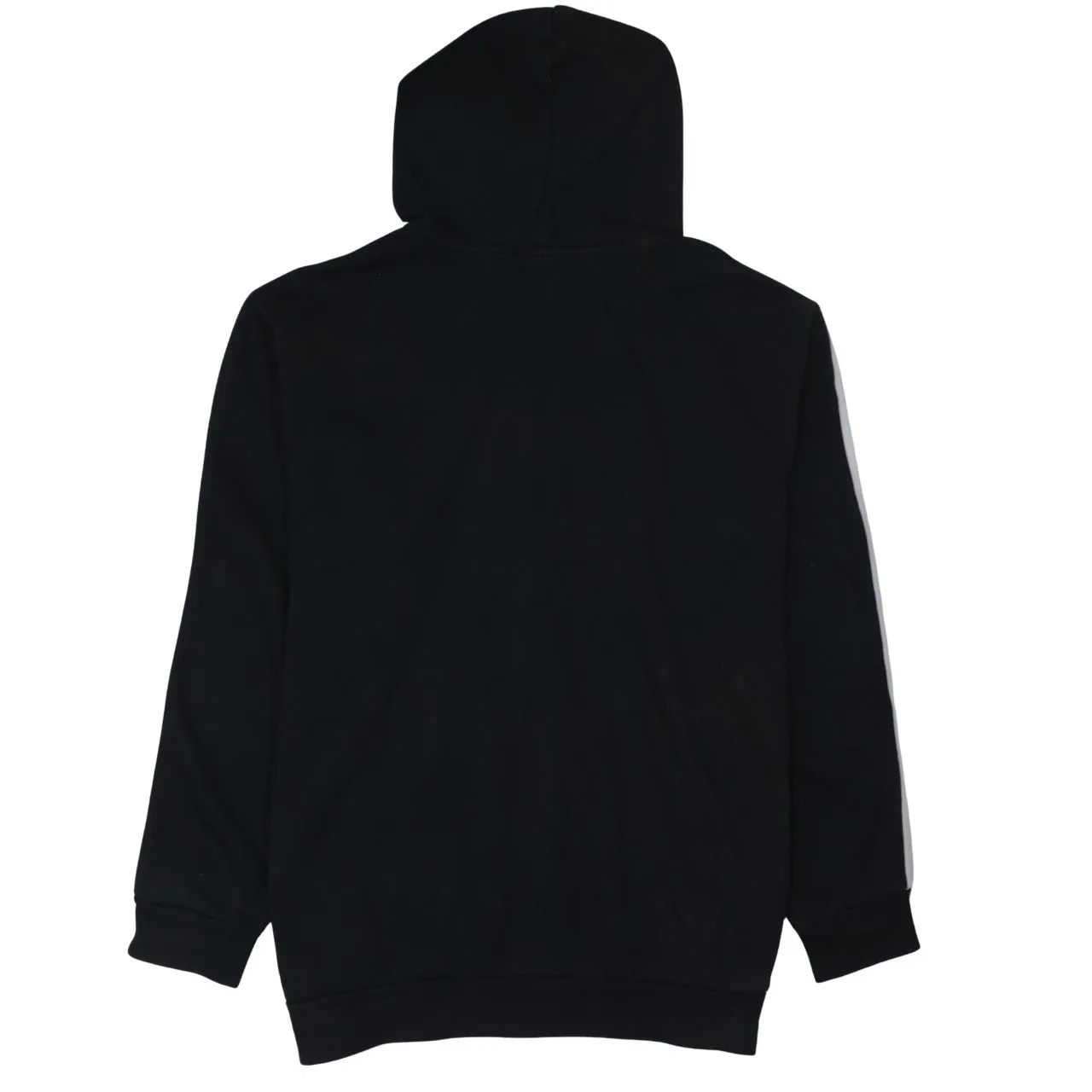 Adidas Black Full Zip Hoodie Men's XLarge Trefoil Embroidered Logo Three Stripe Sleeves Top sold by Vintage Club product image thumbnail 2