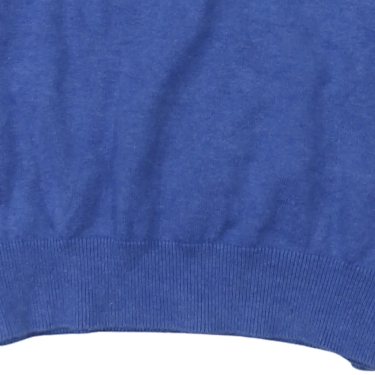 Tommy Hilfiger Blue Quarter Zip Jumper Women’s Large Embroidered Flag Logo Knit Sweater sold by Vintage Club product image thumbnail 4